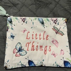 Beaded Makeup Zipper Bag “Little Things”